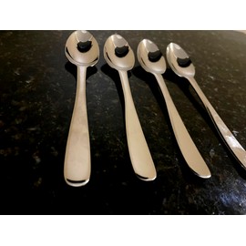 Lenox STRATTON Stainless 18/10 Silverware Flatware Set Of 4 Oval Soup Spoons