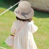 WeeH Girls Summer Hat Bag Set Wide Brim Hat Sun