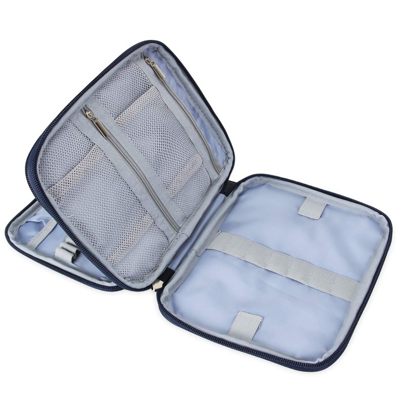 Teamoy Crochet Hook Bag Sewing Kit Bag for Interchangeable Circular