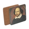 Cork Coaster - William Shakespeare English Writers Theatre Portrait Painting