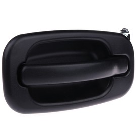 SCITOO Door Handle Exterior Rear Left Side fit 2000 2001 2002 2003 2004 2005 2006 2007 for GMC for Chevy Textured Black(1pc)