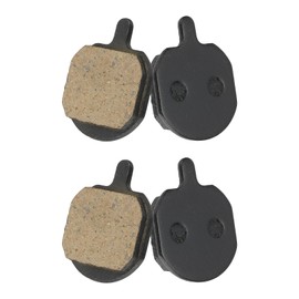 sourcing map 2set Disc Brake Pad 0.82" x 1.08" Semi-Metallic Bike Brake Pads for BB7 M355 M446 M640 Mountain Road Bikes, Black