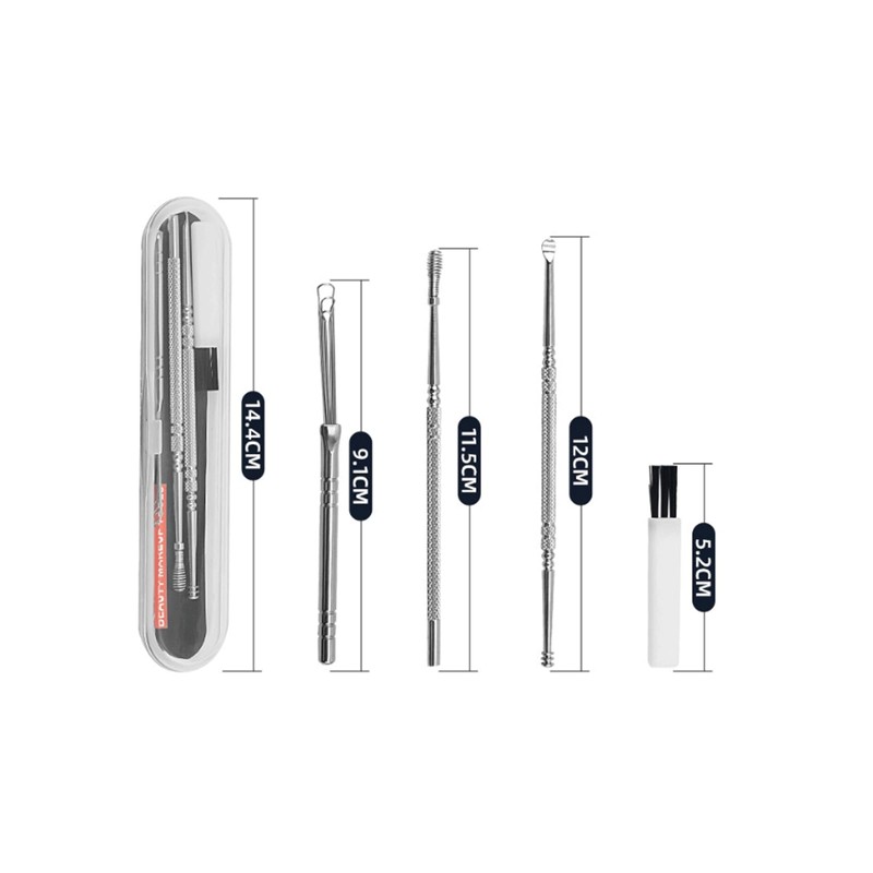 Bookwarm Spring Mikaki, Ear Cleaning, Earpick, Buyer's Careful Earpick, Stainless