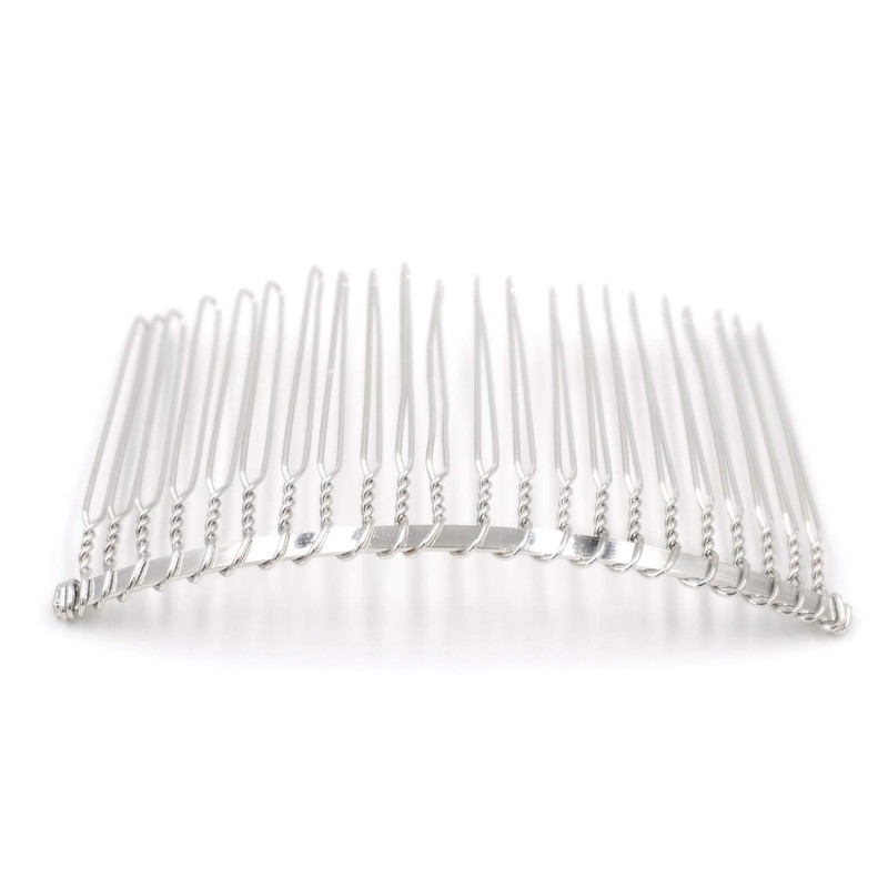 Honbay 6PCS Silver Fancy DIY Hair Clips Metal Wire Hair