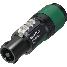 Neutrik NL4FXX-W-S Neutrik Speakon Cable Connector 2023 Model (for 4 cores, Compatible Cable Diameter φ 0.2 - 0.5 inches (6 - 12 mm)