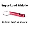 Basketball Sports Collar Charm Aluminum Alloy Whistle Emergency Survival Safety