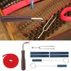 Piano Tuning Set Tool Mutes Wrench Fork Lever Felt Temperament