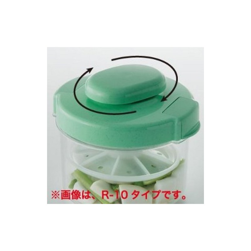 Squirrel R-10 Instant Pickle Container, Round Shape, Clear Blue, 29.4