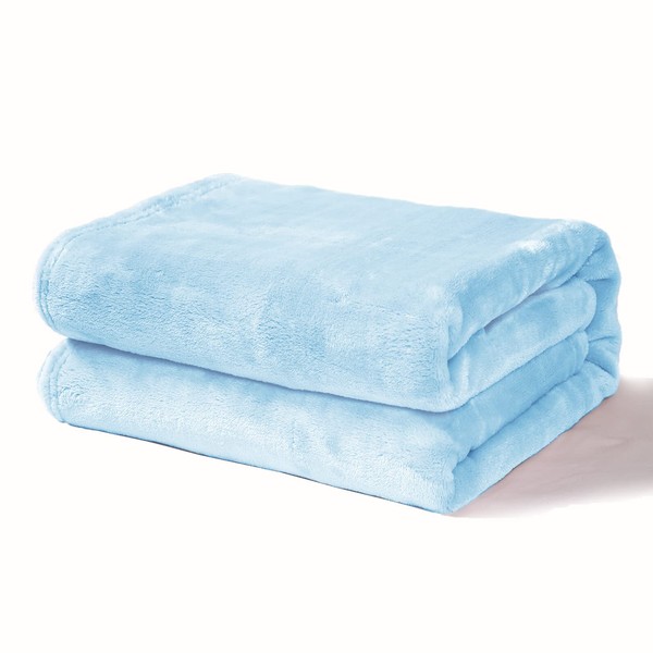 Exclusivo Mezcla Fleece Throw Blanket for Couch, Super Soft and