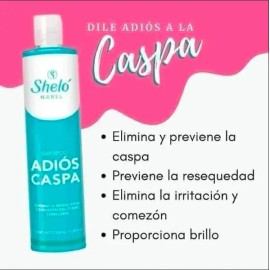 Shampoo Adios Caspa Shelo Nabel 530ml Piezas