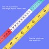 10pcs Soft Measuring Tape 60Inch 150cm Double Sided Colorful Clear