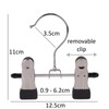 Skroad 10 Pack Boot Hangers with 2 Clips, Small Pant