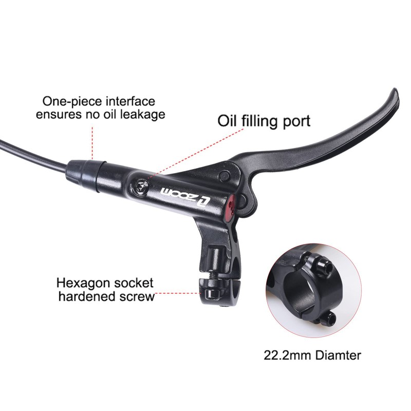ThinkTop 4 Piston Bike Hydraulic Disc Brake, MTB Bicycle Oil