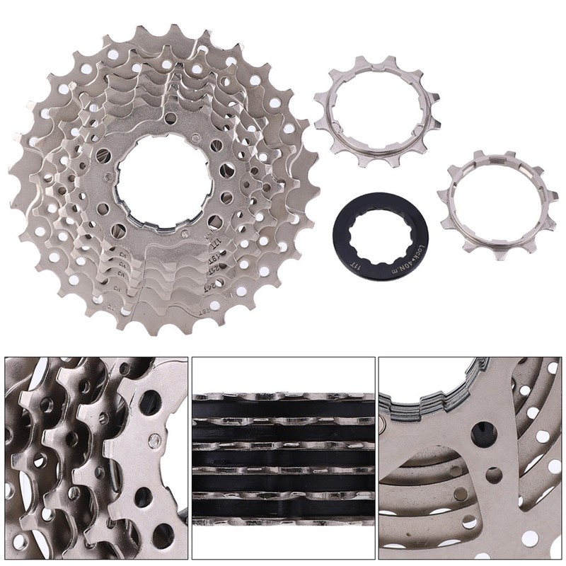 8/9/10/11 Speed 11-28T Road Bike Freewheel Cassette Sprocket Bicycle Replacement