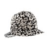 Dolce & Gabbana 100% Silk Black and White Floral Bucket