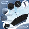 ZOMAKE Folding Umbrella, Parasol, Ultra Lightweight, Compact, Elastic Handle Design,