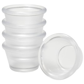 Plakira Ishikawa Resin Industrial Unbreakable Heat Resistant Cocotte Small Plate, Souffle, Clear, Diameter 2.4 x Height 1.2 inches (6 x 3 cm), Capacity 1.6 fl oz (45 cc), Heat Resistant to 212°F (100°C), Dishwasher Safe, Not Microwavable, Commercial Use, Cafes, Restaurants, Camping, Made in Japan