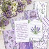 12 Pack Purple Lavender Small Pocket Notebook Journals,Flower Butterfly Floral