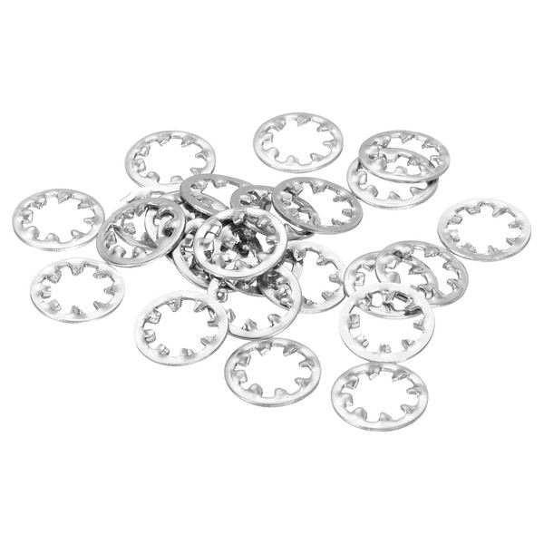 QUARKZMAN Pack of 40 Inner Tooth Star Discs, 1/4 Inch