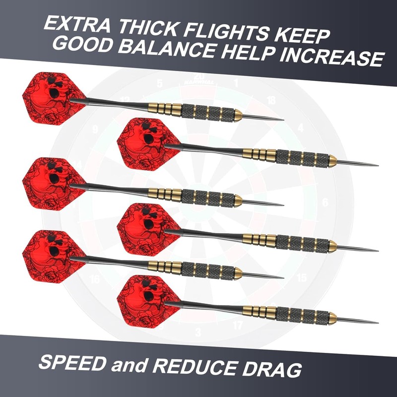 Standard Dart Flights 50 Sets Random 30 Sets, 90 Pcs
