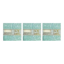 SOIL AND EARTH HANDMADE NATURAL SOAPS (JASMINE & PATCHOULI)_3 X 100 gm/ 3.5 oz.