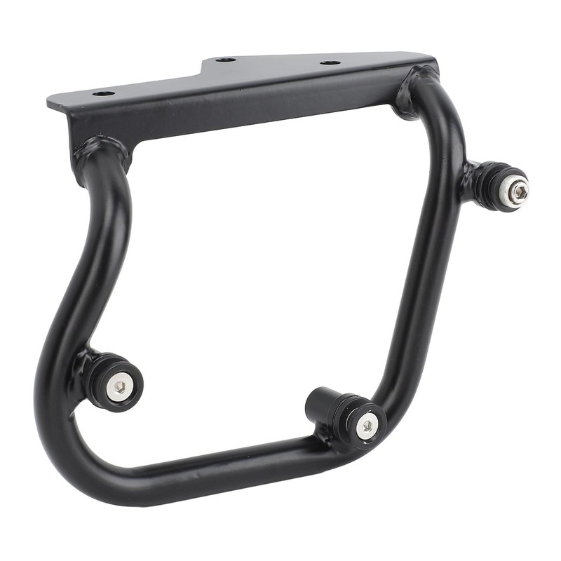 Motorcycle Side Bag Bracket Easy Install Black 16mm Welded Pipe