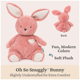 GUND Baby Oh So Snuggly Bunny Stuffed Animal, Bunny Toddler Toy, Dusty Rose Pink, 12.5"