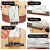 String Action Gauge Ruler, Guitar Tools for Electric Bass and