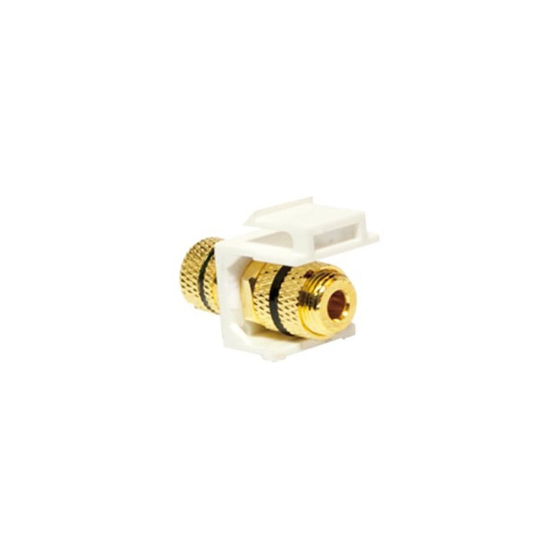 Faconet Set with 2x Audio Cable Speaker Cable Binding Post