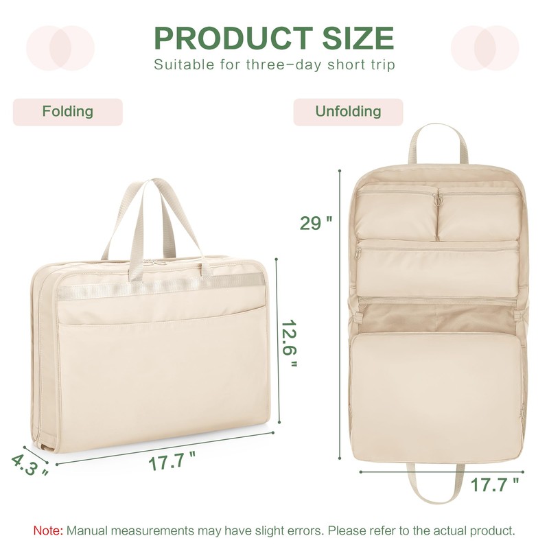 SUNUP Hanging Packing Organizer for Travel, 5 in 1 Portable