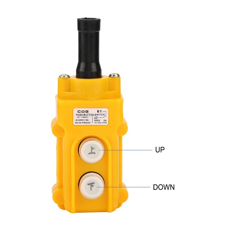 Winch Switch 120V Crane Chain Hoist Push Button Switch Lifting