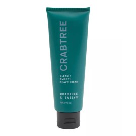 CRABTREE CLEAN+SMOOTH SHAVE CREAM CRABTREE &EVELYN 4.2FLOZ