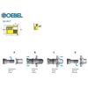 GOEBEL® - 250 x Blind Rivet Nuts M5 Galvanised Steel