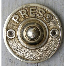 Solid Brass Door Bell Push Button