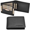 Marc Peter Oslo Men's Leather Wallet Black Nappa with RFID