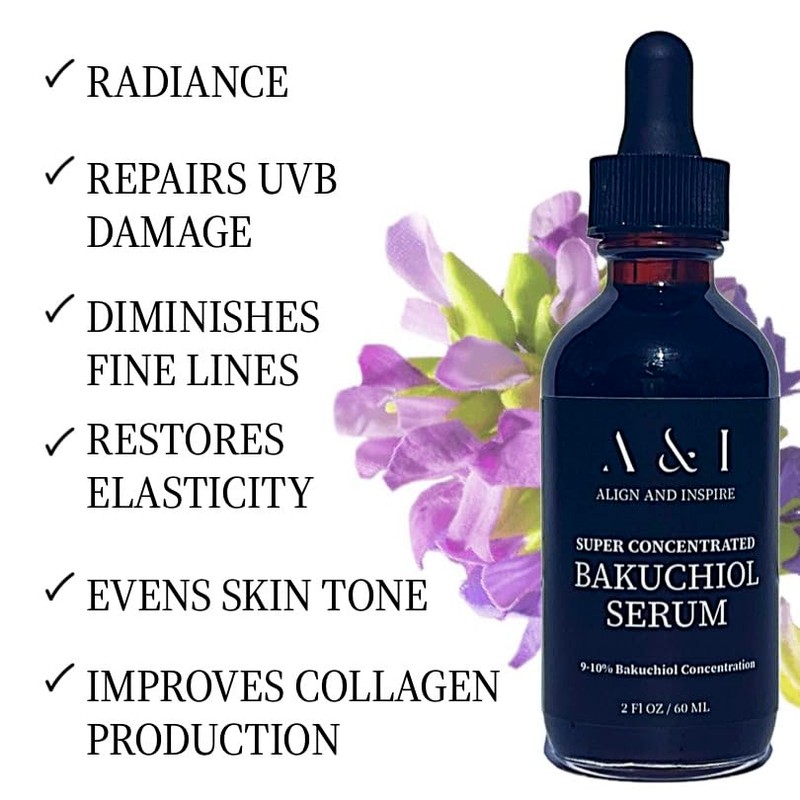 Generic 100% Pure, Cold Pressed, Bakuchiol Serum 2 oz, Plant-Based