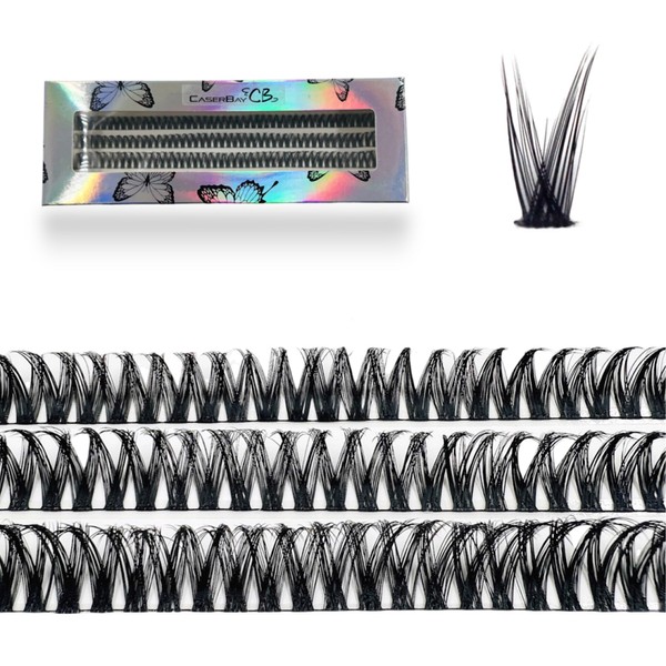 CB 2-Trays Of Clusters Lash Ribbons D-Curl Eyelash Clusters Thin