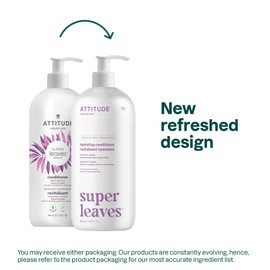 ATTITUDE Moisture Rich Hair Conditioner, For Dry and Damaged Hair, Naturally Derived Ingredients, Vegan Detangler, Dermatologiocally Tested, Quinoa and Jojoba, 32 Fl Oz (Pack of 6)