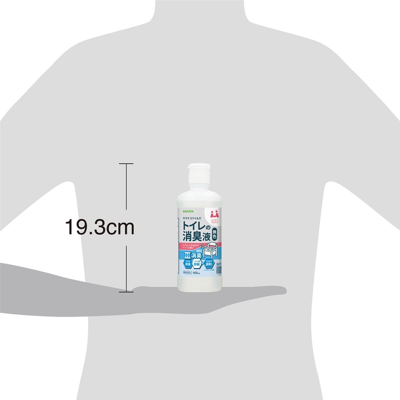 Saraya Smiles Toilet Deodorizer, Colorless, 13.5 fl oz (400 ml)