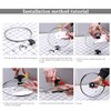 Demason Pot Lid Handle, Universal Heat Resistant Replacement Lid Handle,