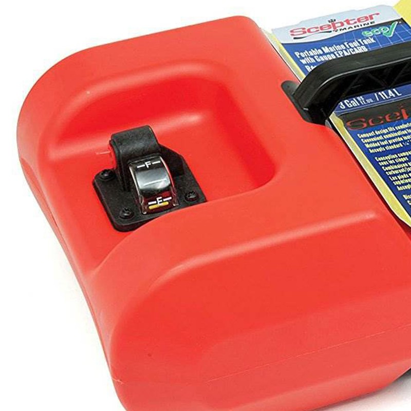 Scepter 6 Gallon Portable Marine Gas Can, Boat Fuel Tank