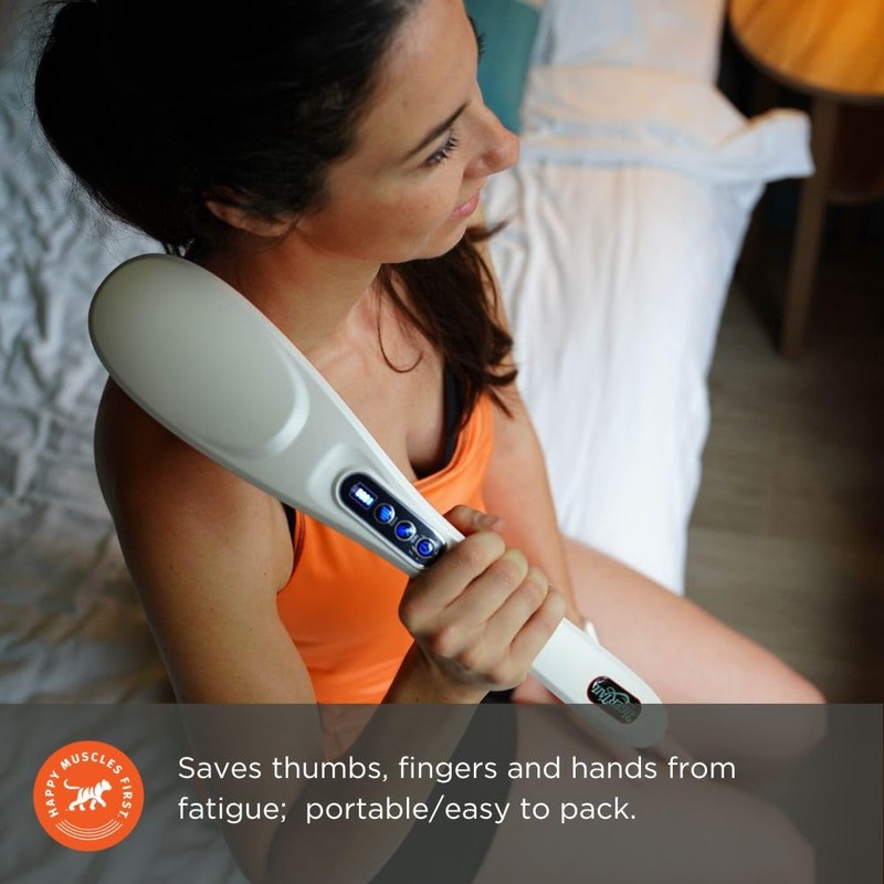 Tiger Tail Vibration Massager T-800 Long Arm Knot Buster Cordless