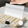 Premium Stainless Steel Dough Scraper & Bench Scraper - Multi-Purpose