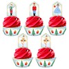 Nutcracker Cupcake Kit - 24 Nutcracker Cupcake Toppers and 24