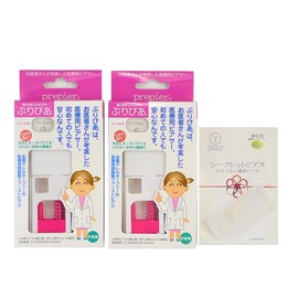 ピアッサー とうめいピアス 6セット付 ぷりぴあ (クリスタル 両耳用 1セット)