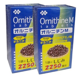 Kyowa Fermented Ornitine M (6 seeds x 25 packs) x 2 pieces