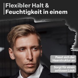 Detreu Styling Cream | Hair Cream with Natural Shine Effect & Loose Hold | Hair Cream for Long-Lasting Look | Neutral Fragrance | Hair Defining Cream for Hair & Beard 150 ml (Soft - White)