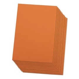 Orange Eva Foam Sheets, 2mm Thick, 6 x 9 Inch, Handicraft Foam Paper for Arts and Crafts, by Ader Products - 12 Sheets