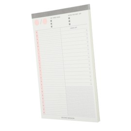 POPETPOP 1 Time Planner, Weekly Planner Notepad, Work Schedule Planner, Daily Planner, Portable Planner Notepad, Portable Memo Pad for Small Planners