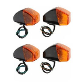 Deepa Honda CBR250RR MC22 Turn Signals Set of 4 NSR250R MC21 MC28 CBR400RR NC29 VFR400R NC30 RVF400R NC35 NR750 RC40 Orange